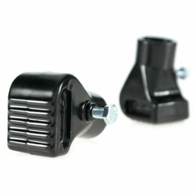 SIP Aluminium 20 mm schwarze Rutschsocken kompatibel mit PIAGGIO Motorrädern
