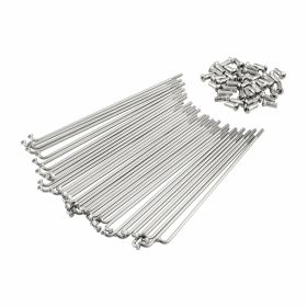Rayon de roue arrière GPO 17 en acier inoxydable 157 mm 2,9 mm avec écrou