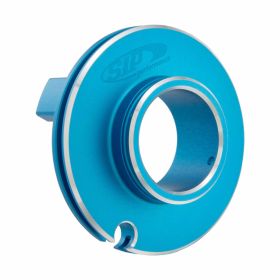 Puleggia gas SIP Quick Throttle 50 mm alluminio CNC blu anodizzato corsa corta