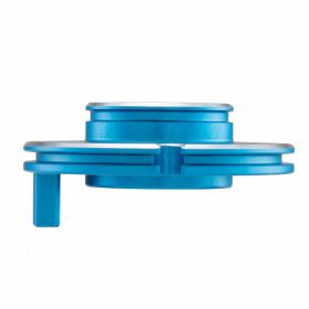 Puleggia gas SIP Quick Throttle 50 mm alluminio CNC blu anodizzato corsa corta