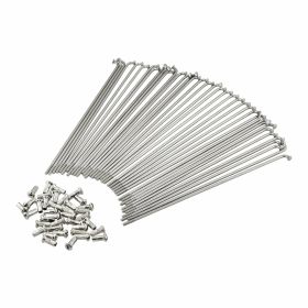 GPO en acier inoxydable rayons pour jante roue avant 17 pouces l=178 mm 2,9 mm avec écrou