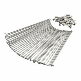 GPO en acier inoxydable rayons pour jante roue avant 17 pouces l=178 mm 2,9 mm avec écrou
