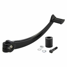 SIP levier en aluminium noir sans dent avec caoutchouc et vis inclus