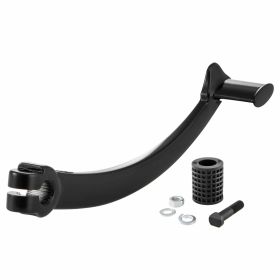 Levier d'allumage en aluminium noir SIP avec encoche caoutchouc et vis inclus
