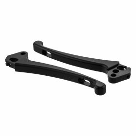 SIP CNC Black Matte Aluminum Clutch/Brake Lever Set Pair