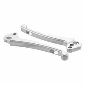 SIP CNC Ensemble leviers d'embrayage/frein en aluminium chromé gauche et droit 1996-2023
