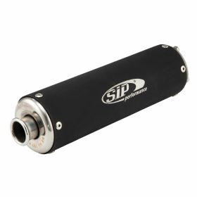 SIP Schwarzer Aluminium-Schalldämpfer 270mm BSAU 193 A 1990 T3 genehmigt