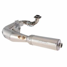 Système d'échappement SIP Racing en acier inoxydable brillant pour pneus larges