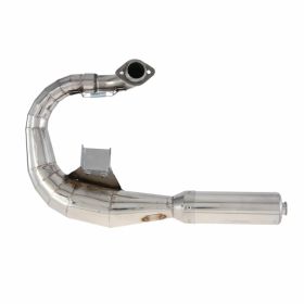 Système d'échappement SIP Racing en acier inoxydable brillant pour pneus larges