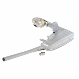 SIP Racing Ancelotti Exhaust in Silver Steel for Standard Cylinder/MUGELLO/RAPIDO