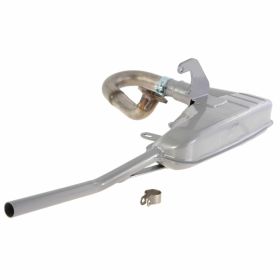 Ancelotti Rennsportauspuff aus Stahl für IMOLA/MONZA/TS1 mit enthaltenem Adapter