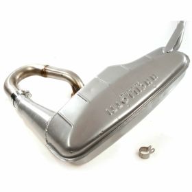 Ancelotti Rennsportauspuff aus Stahl für IMOLA/MONZA/TS1 mit enthaltenem Adapter