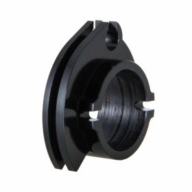 Puleggia comando gas SIP 267962 in alluminio CNC nero anodizzato