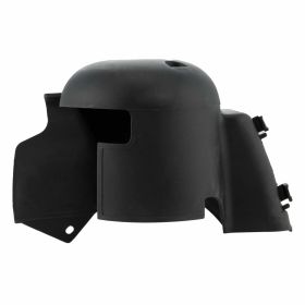 SIP black engine cover for Vespa and scooter resistant and durable
