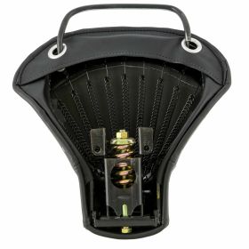 Sella monoposto anteriore con maniglia da 200mm e 3 rivetti