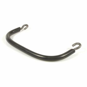 Maniglia PASCOLI sella 180 mm nera gommata perpendicolare
