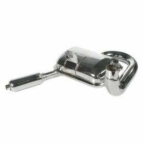 Standard ESD Exhaust in chrome-plated steel chrome silencer
