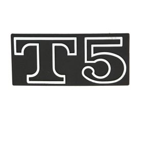 TARGHETTA -T5- COFANO 100X45MM RIF. 241316