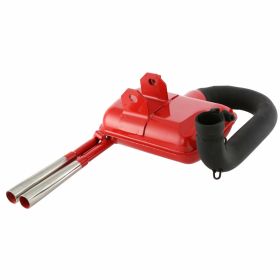 SIP Corsa Performance ROAD 2.0 exhaust red steel silencer and dual chrome exhaust