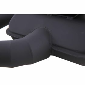 SIP Road Racing Exhaust in black steel suitable for wide tires