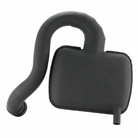 SIP Road Racing Exhaust in black steel for wide tire and large mounting