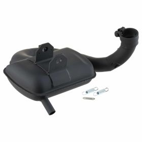 SIP ROAD 3.0 Racing Exhaust in Black Steel for Wide Tire and Large Mount