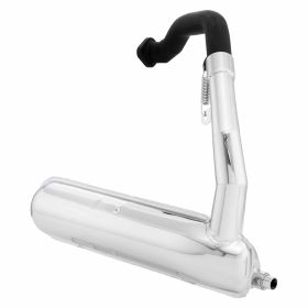 SIP Road Racing Exhaust Left Large Attachment Steel and Chrome