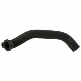 SIP Road Banana Exhaust Collector in Black Steel for Scooter with 52mm Drain Pin