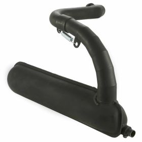 SIP Road Racing Exhaust Banana in Black Steel for Scooter Large Attachment