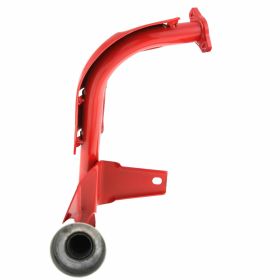 SIP Racing Sport Replica Exhaust Steel Red with Left Chrome Muffler