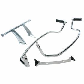 SIP Perimeter and Chrome Mono Tube Hood with Brake Pedal