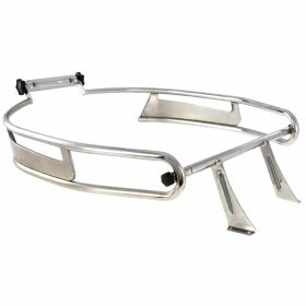 Florida Style Perimeter Bonnet in polished V2A with double tube