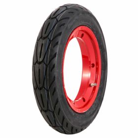 Roues tubeless en aluminium SIP Performer 10 rouges jusqu'à 150 km/h approuvées KBA 51612