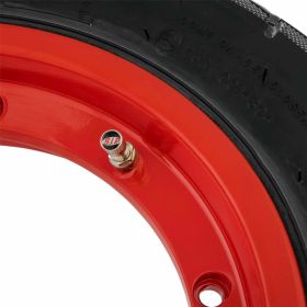 Ruote SIP Performance 3.50-10 in alluminio rosso tubeless 150 km/h