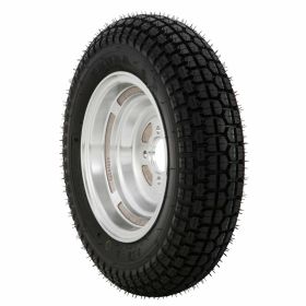 Roues KENDA K303 3.50-8 prêtes à l'emploi tubeless en aluminium poli 8