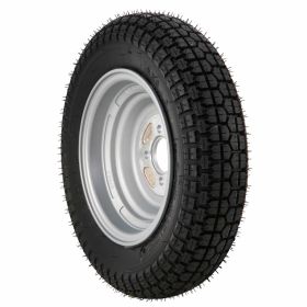 Ruote KENDA K303 3.50-8 tubeless SIP 2.15-8 in alluminio argento pronte alluso