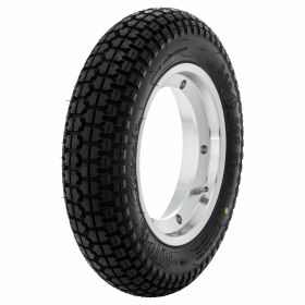 Ruote SIP Classic 3.50-10 59P TL/TT in alluminio lucidato montate