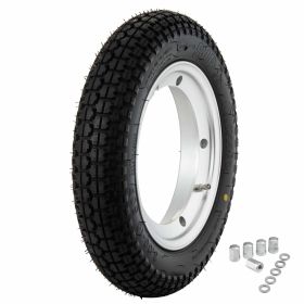 Ruote SIP Classic 3.00-10 in alluminio tubeless 150 km/h argento opaco
