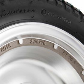 Ruote SIP Complete Classic 3.50-10 tubeless colate a bassa pressione