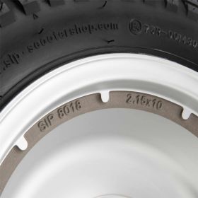 SIP Complete Classic Roues 3.50-10 tubeless argent