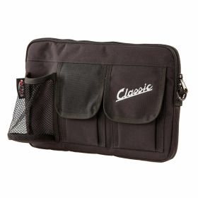SIP Klassische schwarze Nylon-Aufbewahrungstasche 360x210x30 mm