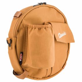SIP Classic Tasche Nylon Rad Braun Beige 24x5 cm