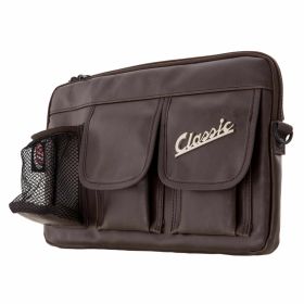 SIP Klassische Dunkelbraune Kunstledertasche 360x210x30 mm