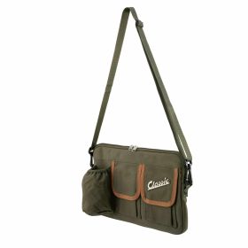 SIP Classic Olivgrüner Duffle Bag 360x210x30 mm aus Canvas