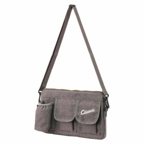 SIP Klassische graue Nylon-Tasche für Top Case 360x210x30 mm
