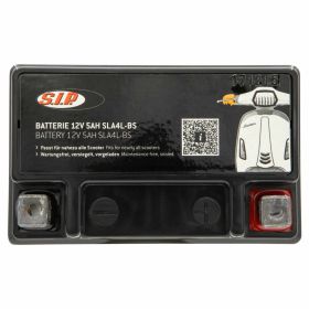 SIP SLA4L-BS Batterie 25% mehr Leistung versiegelt und wartungsfrei für 50cc Scooter