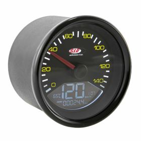 SIP Geschwindigkeitsmesser Leistung Digital/Analog 140 km/h 14.000 U/min Schwarz/Gelb