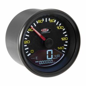 SIP 2.0 Tachometer Tachometer 140 km/h 14.000 U/min Carbon-Effekt 20 Funktionen
