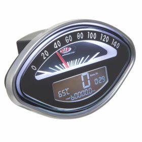 SIP 2.0 Digitaler Tachometer/Drehzahlmesser LCD 20 Funktionen 140 km/h 14.000 U/min