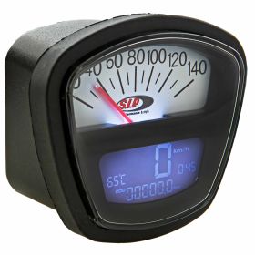 SIP 2.0 Tachometer Drehzahlmesser Digital/Analog 20 Funktionen LCD Schwarz/Weiß